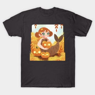 Pumpkin Mermaid T-Shirt